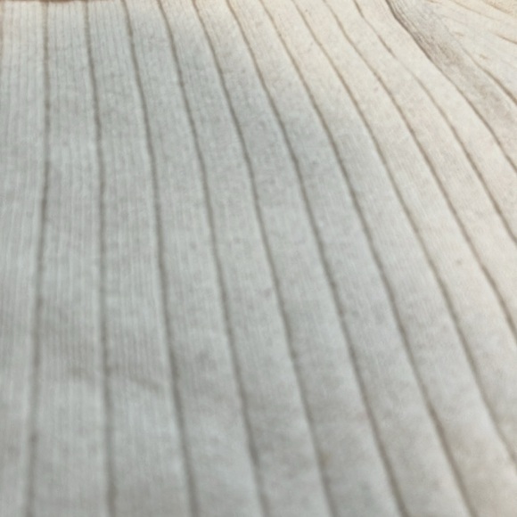 Cream Ribbed Knit Top - Picture 11 of 16